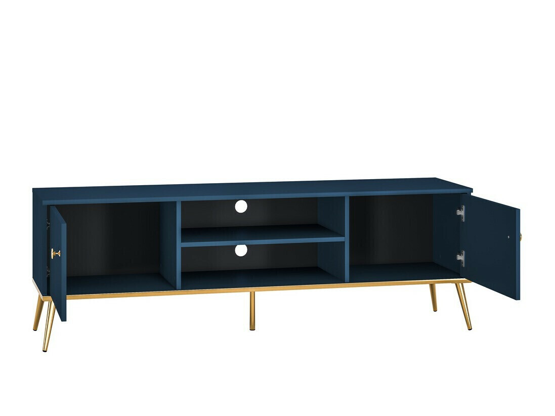 Набор для гостиной Flonovu 109 (Темно-синий + Золотой)