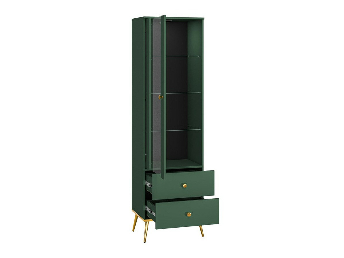 Набор для гостиной Flonovu 109 (Темно-зеленый + Золотой)