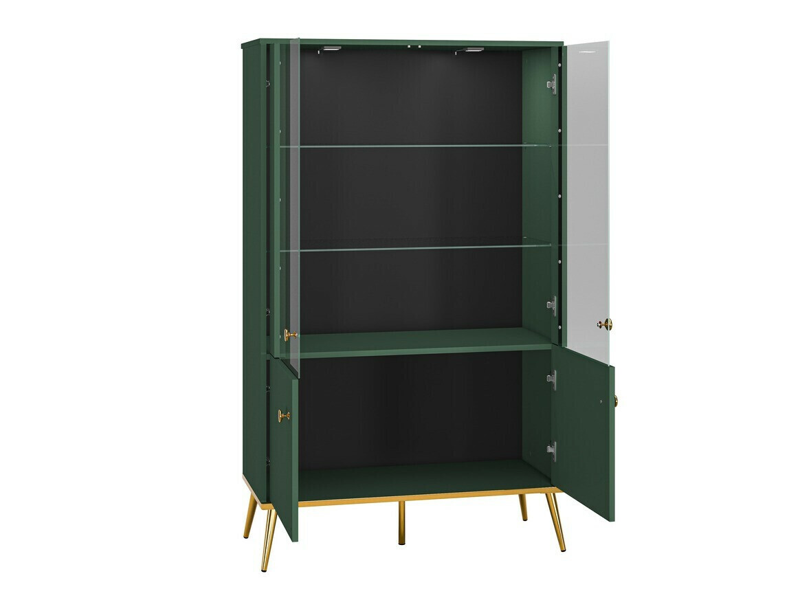 Набор для гостиной Flonovu 109 (Темно-зеленый + Золотой)