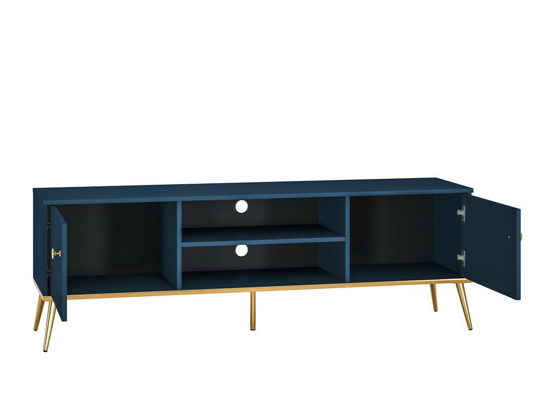 Viesistabas komplekts Flonovu 109 (Tumši zils + Zelta)