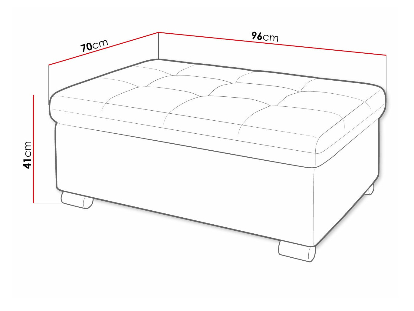 Мягкая скамья Comfivo 118 (Horton 204.10)