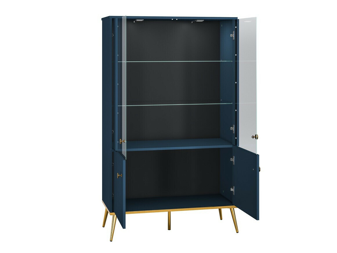 Набор для гостиной Flonovu 110 (Темно-синий + Золотой)