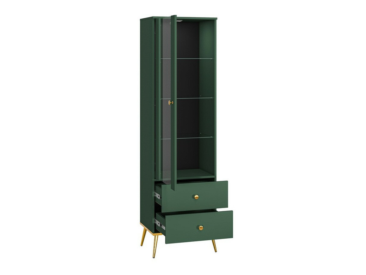 Набор для гостиной Flonovu 110 (Темно-зеленый + Золотой)