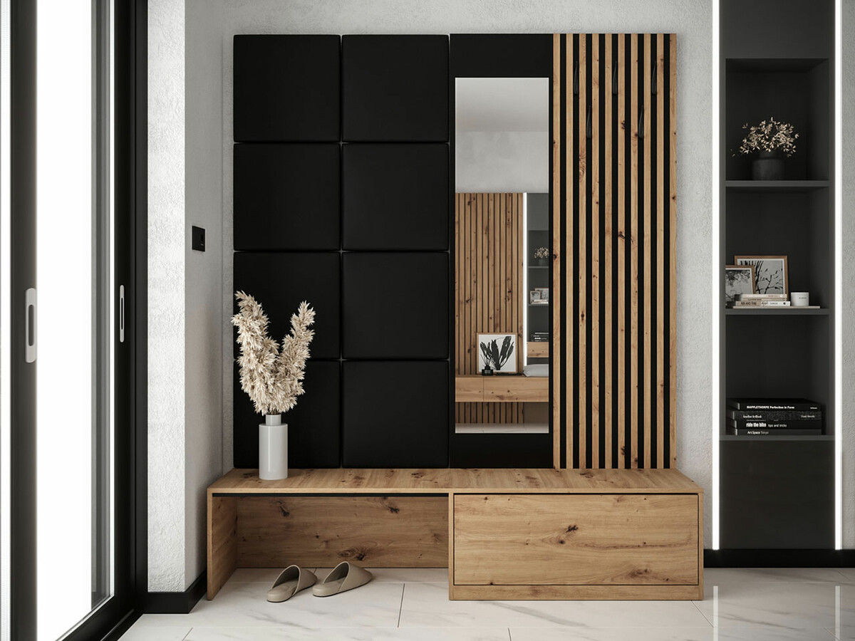 Priekšnama komplekts Fabor (Artisan ozols + Soft 011)