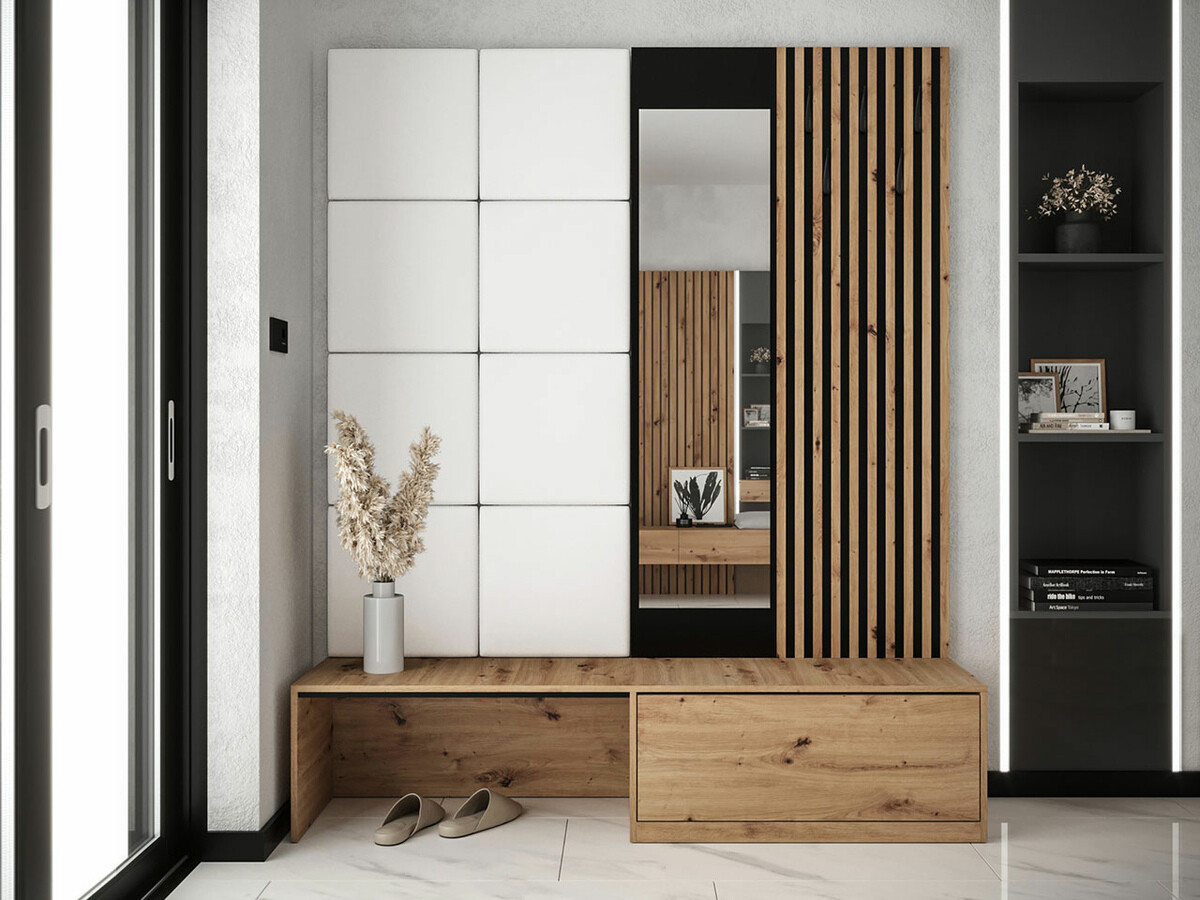 Прихожая Hartford 322 (Artisan дуб + Soft 017)