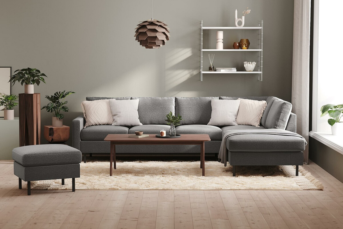 Stūra dīvāns Tenfloa 100 (Malmo 90)