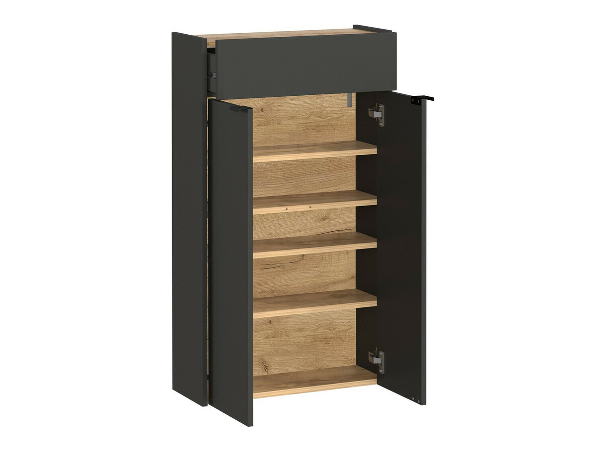 Apavu plaukts Cirsale 101 (Grafīts + Navarra ozols)