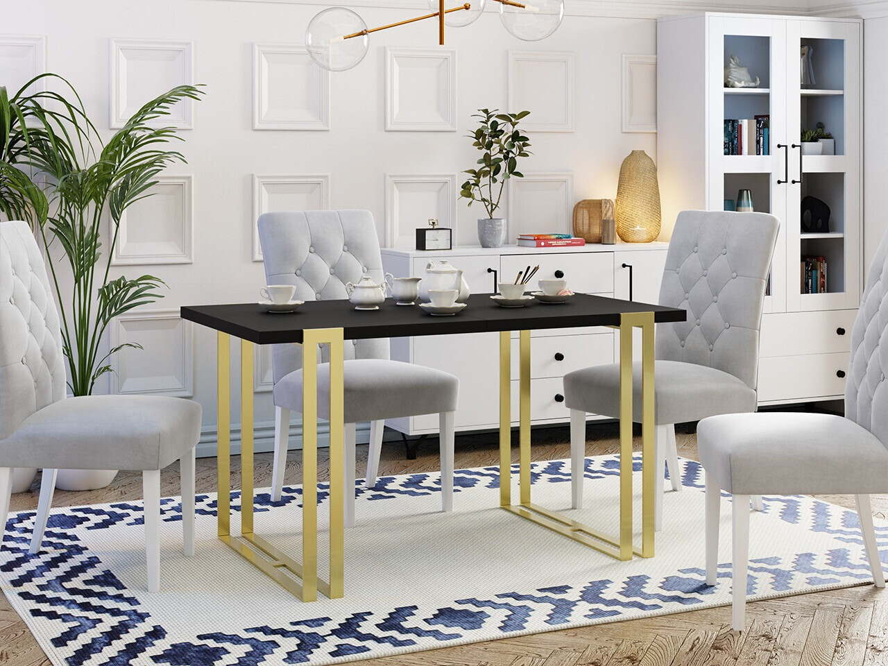 Galds Comfivo 179 (Melns + Zelta)
