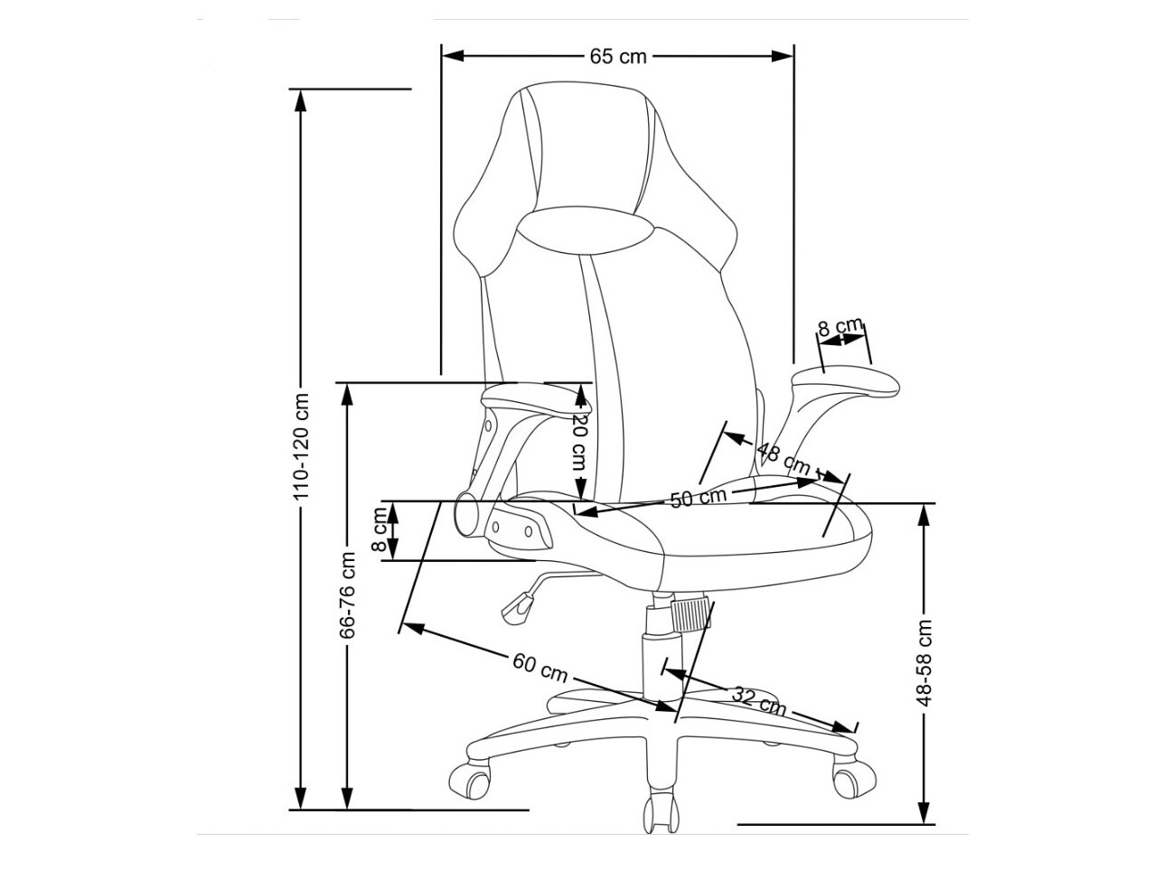 Biroja krēsls Houston 1373 (Gaiši rozā + Melns)