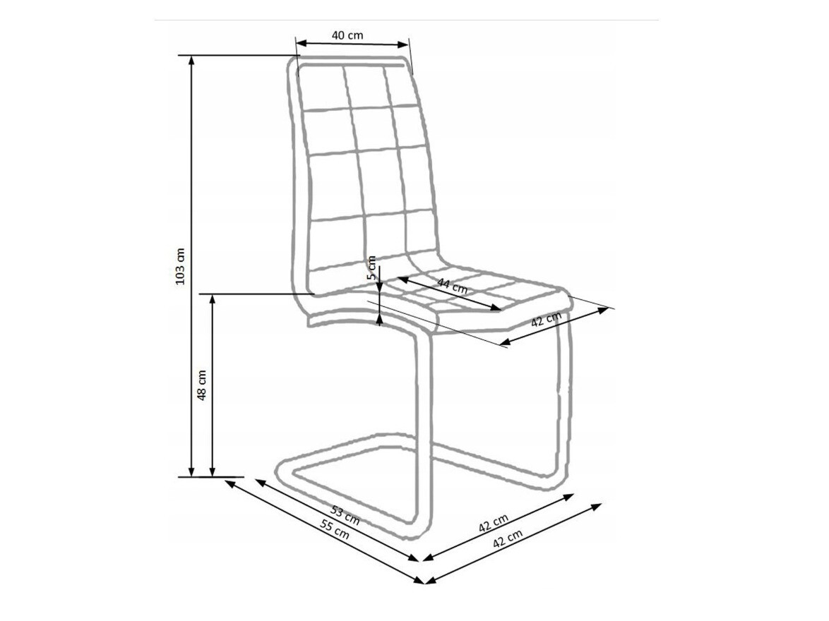 Krēsls Houston 142 (Balts)