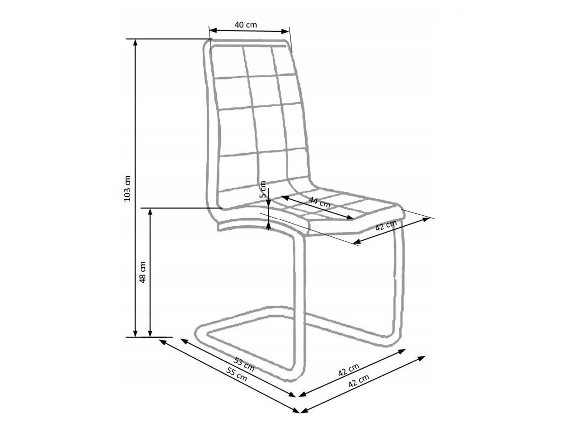 Krēsls Houston 142 (Melns)