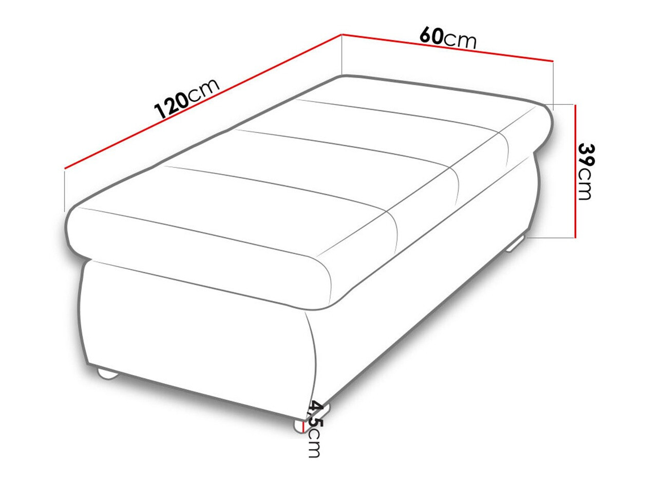 Mīkstais sols Comfivo 123 (Poso 01)