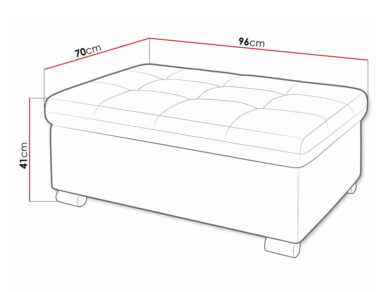 Мягкая скамья Comfivo 118 (Poso 05)