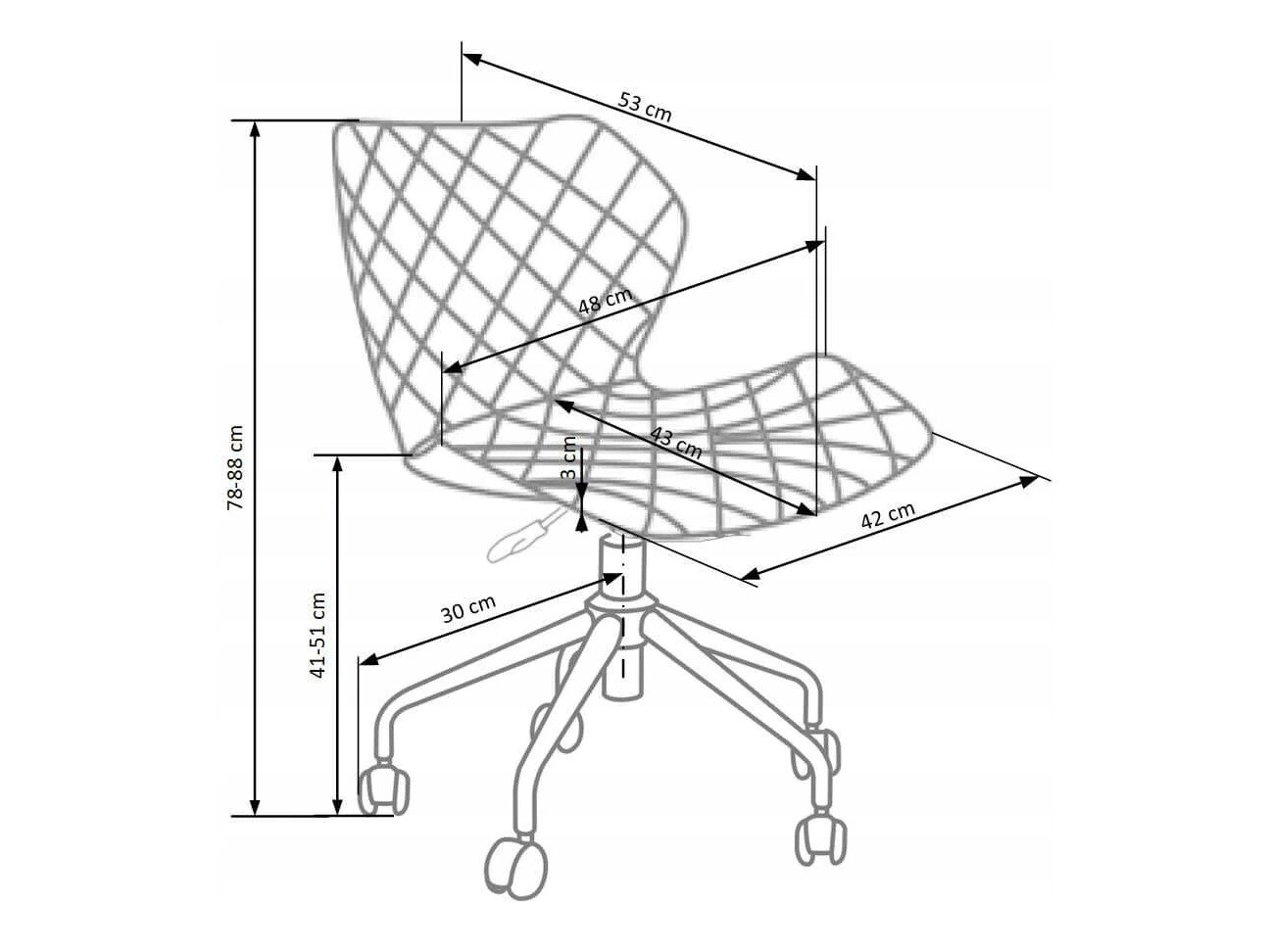 Bērnu krēsls Houston 991 (Gaiši rozā)