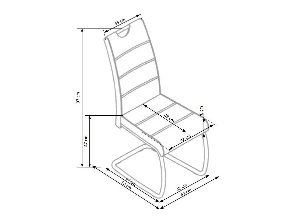 Krēsls Houston 255 (Melns)