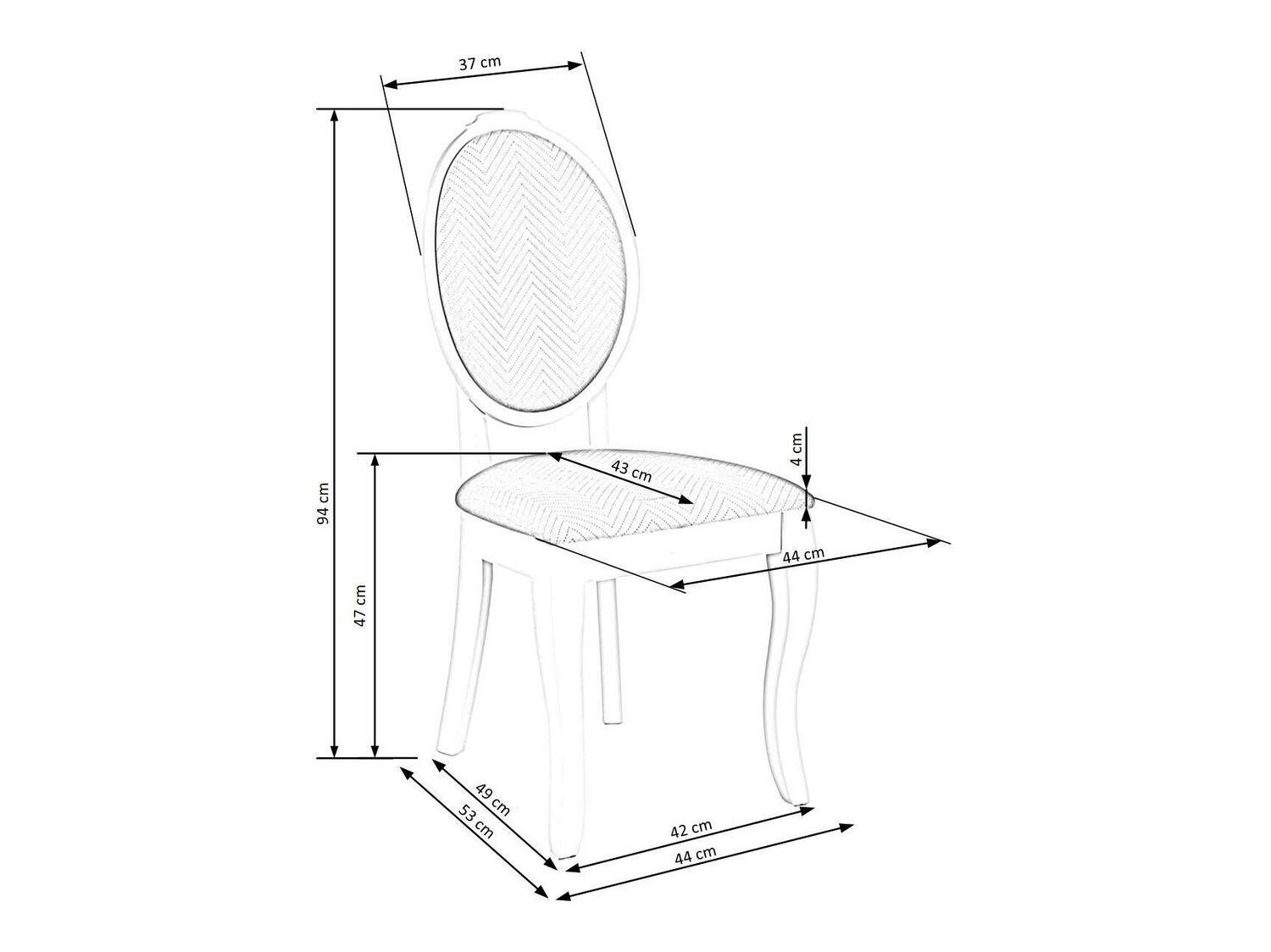 Krēsls Houston 986 (Balts + Pelēks)