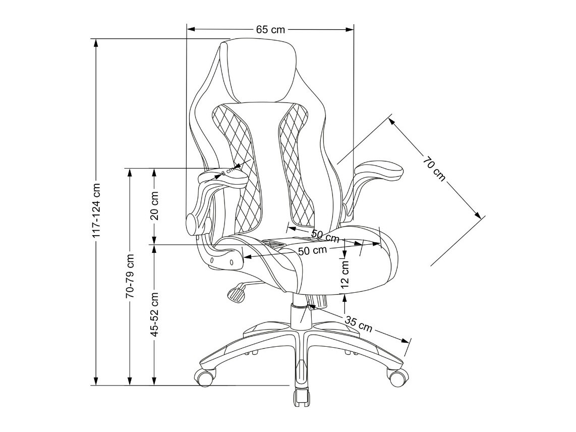Biroja krēsls Houston 1426