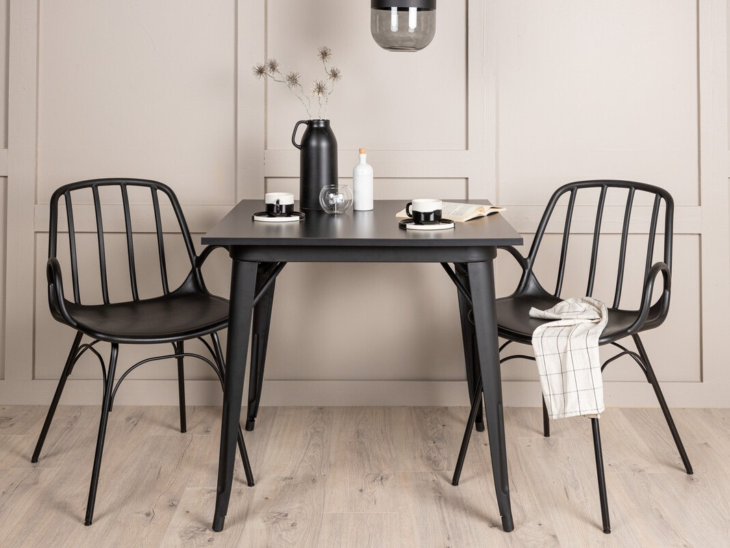 Ēdamistabas komplekts Dallas 3897 (Melns)