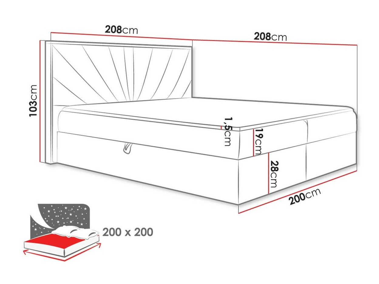 Kontinentālā gulta Baltimore 191 (Twist 23)