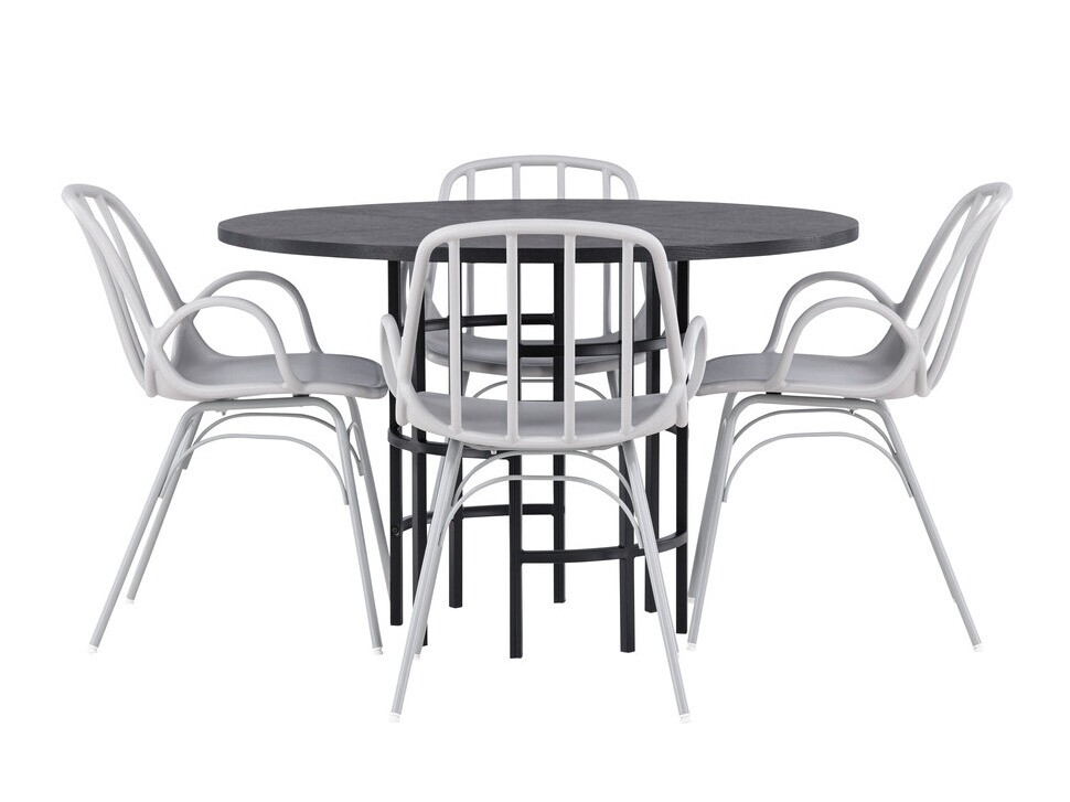 Обеденный гарнитур Dallas 3914 (Светло-серый)