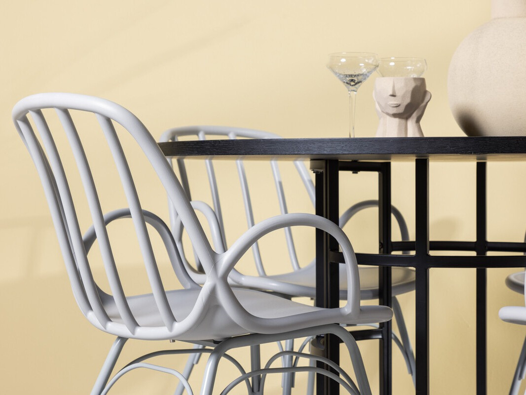 Обеденный гарнитур Dallas 3914 (Светло-серый)