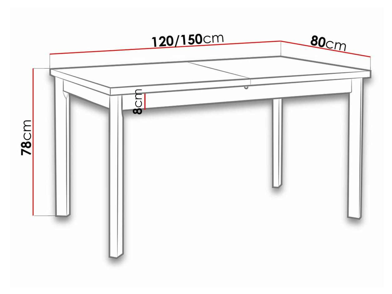 Cтол Victorville 131 (Сонома Дуб)