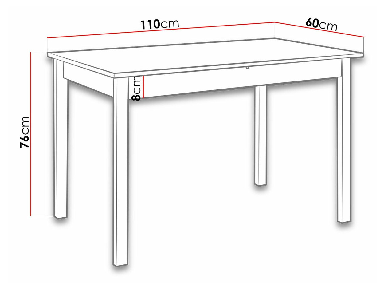 Galds Victorville 116 (Rieksts)