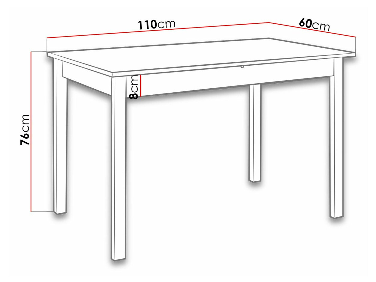 Galds Victorville 116 (Sonomas ozols)