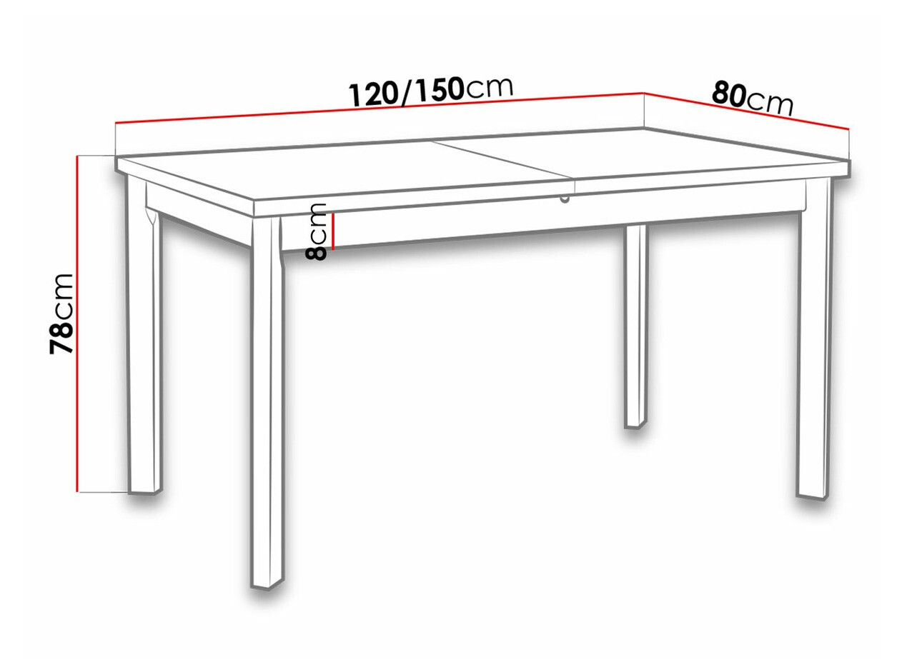 Galds Victorville 131 (Rieksts)