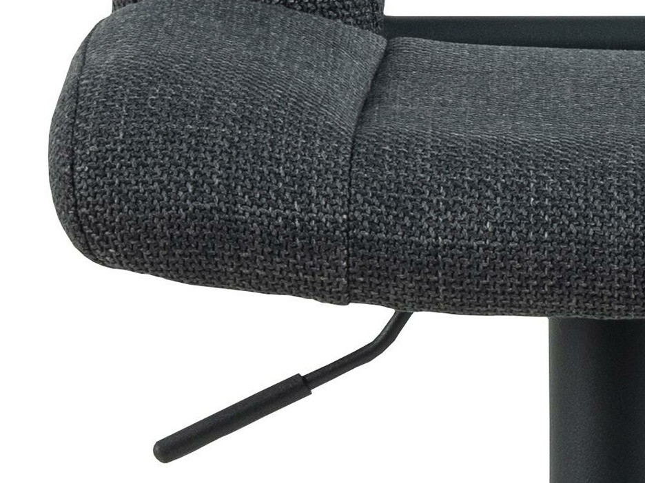 Zemais bāra krēsls Norsica 678 (Tumši pelēks + Melns)