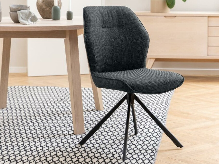 Krēsls Norsica 679 (Tumši pelēks + Melns)