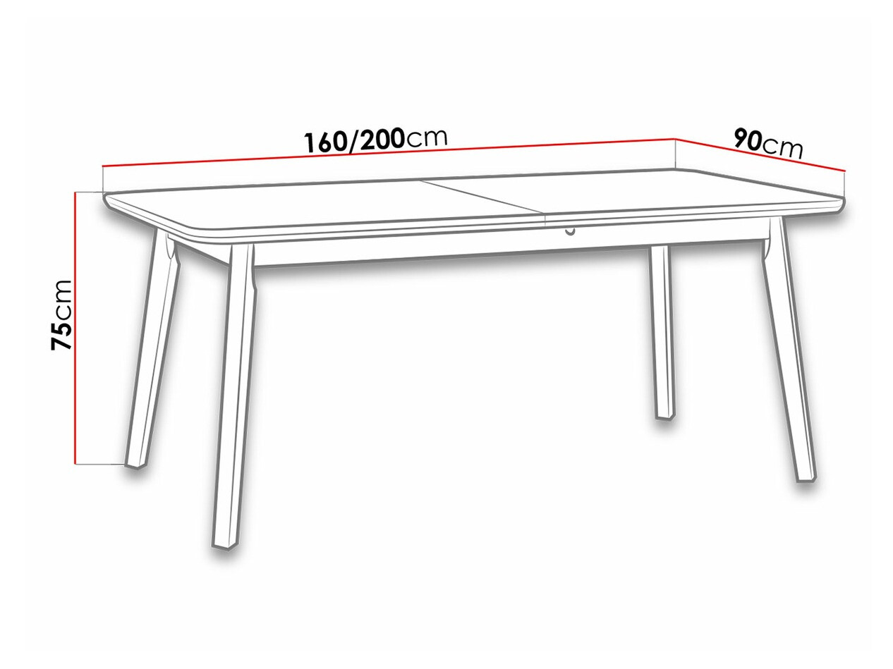 Cтол Victorville 185 (Сонома Дуб)