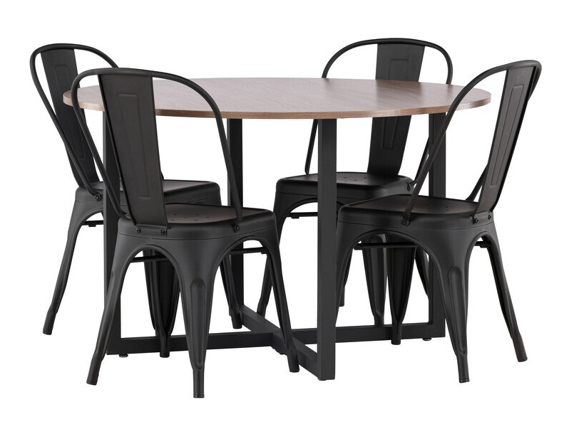 Обеденный гарнитур Dallas 3928 (Чёрный)