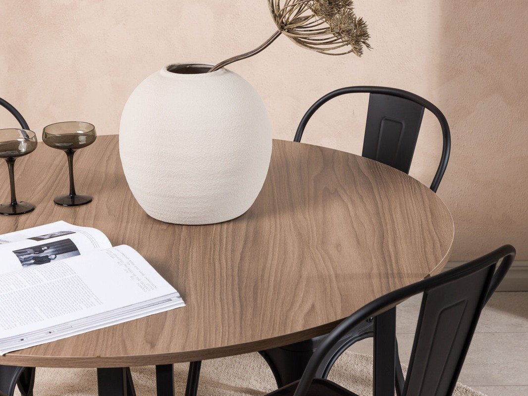 Обеденный гарнитур Dallas 3928 (Чёрный)