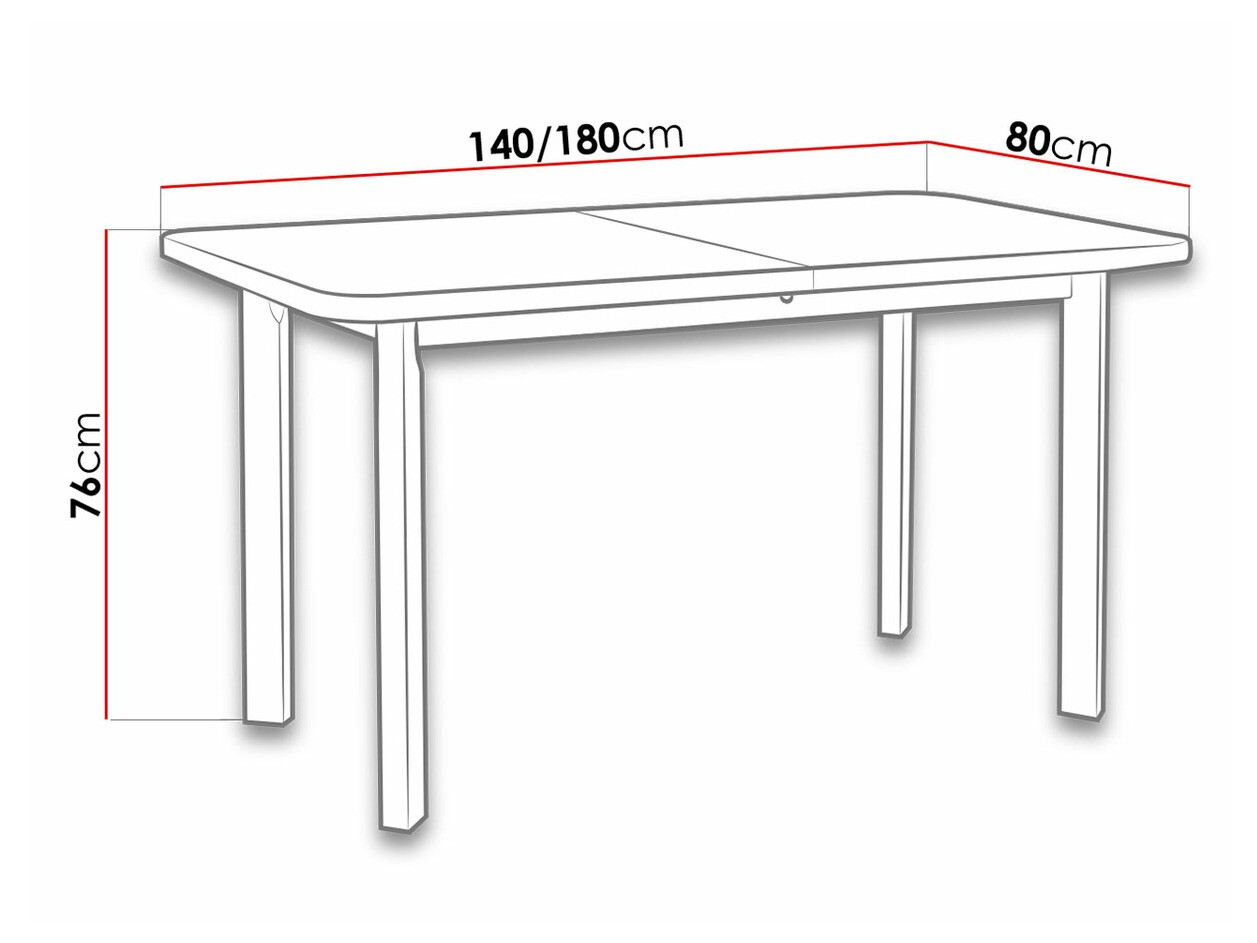 Cтол Victorville 133 (Сонома Дуб)