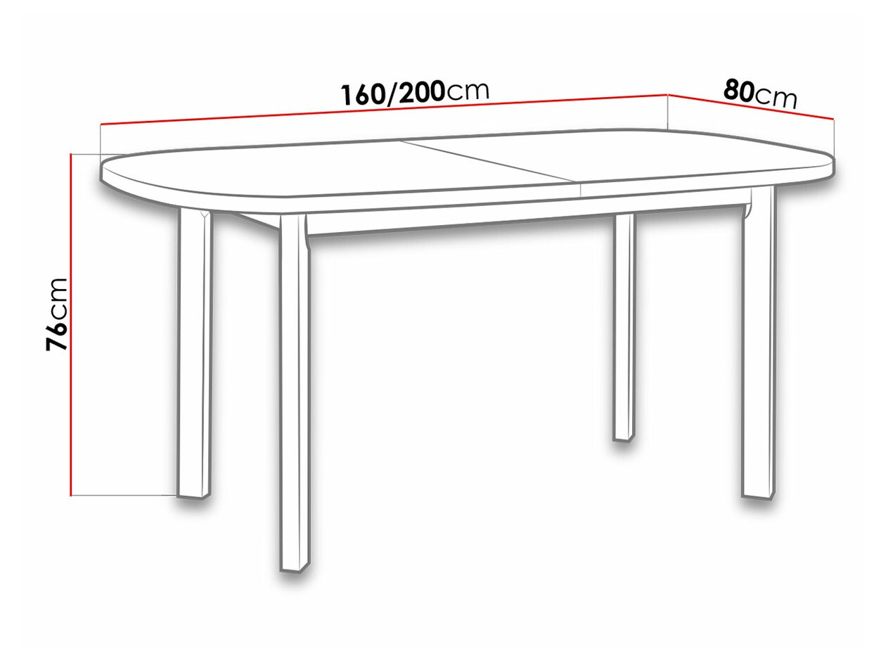 Galds Victorville 182 (Rieksts)