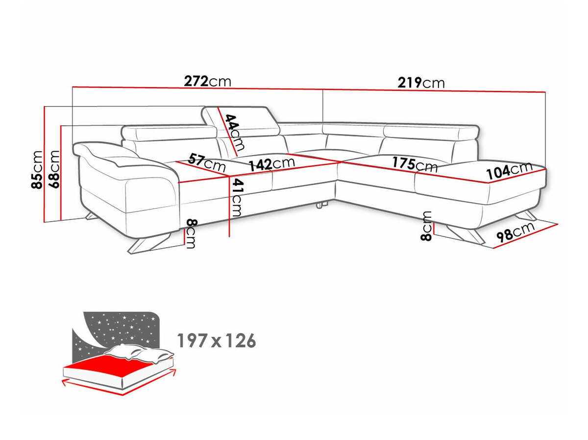 Угловой диван Lincoln 102 (Inari 91)