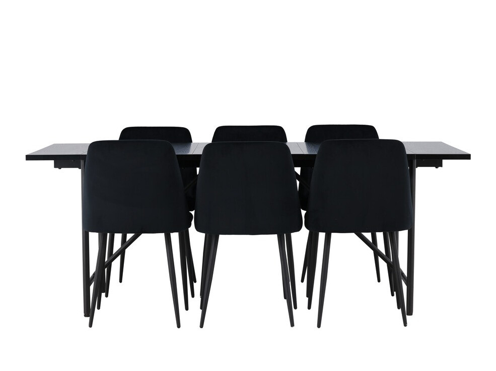 Ēdamistabas komplekts Dallas 3960 (Melns)