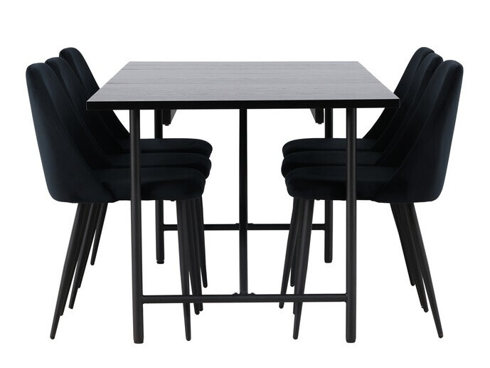 Обеденный гарнитур Dallas 3960 (Чёрный)