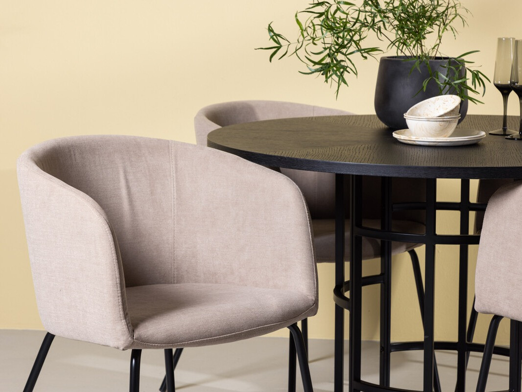 Обеденный гарнитур Dallas 3972 (Чёрный)