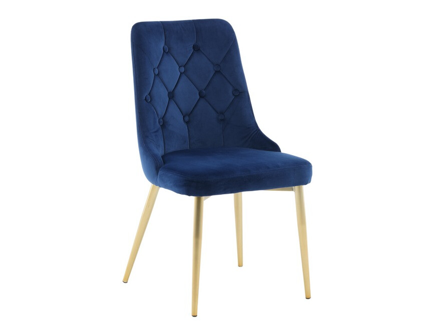 Ēdamistabas komplekts Dallas 1256 (Zils + Zelta)