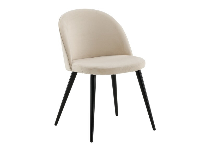 Ēdamistabas komplekts Dallas 1944 (Krēms + Melns)