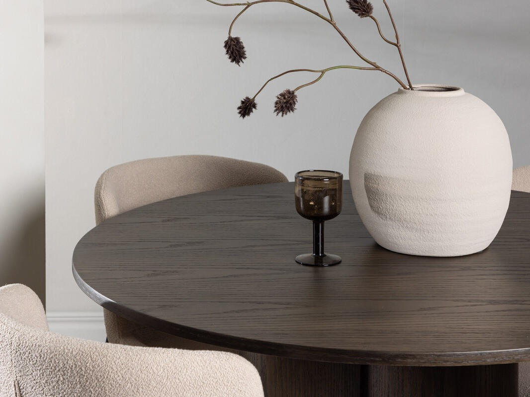 Ēdamistabas komplekts Dallas 3989 (Bēšs + Melns)