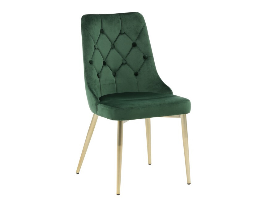 Обеденный гарнитур Dallas 1256 (Зелёный + Золотой)