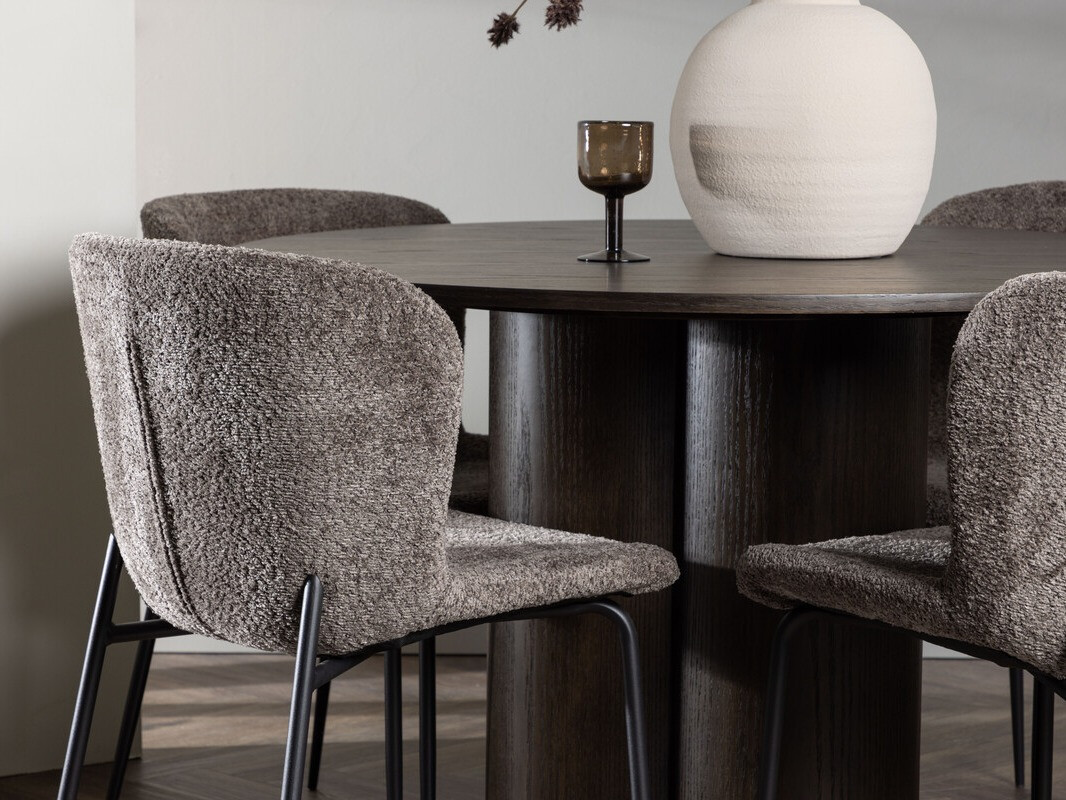 Обеденный гарнитур Dallas 3989 (Коричневый + Чёрный)