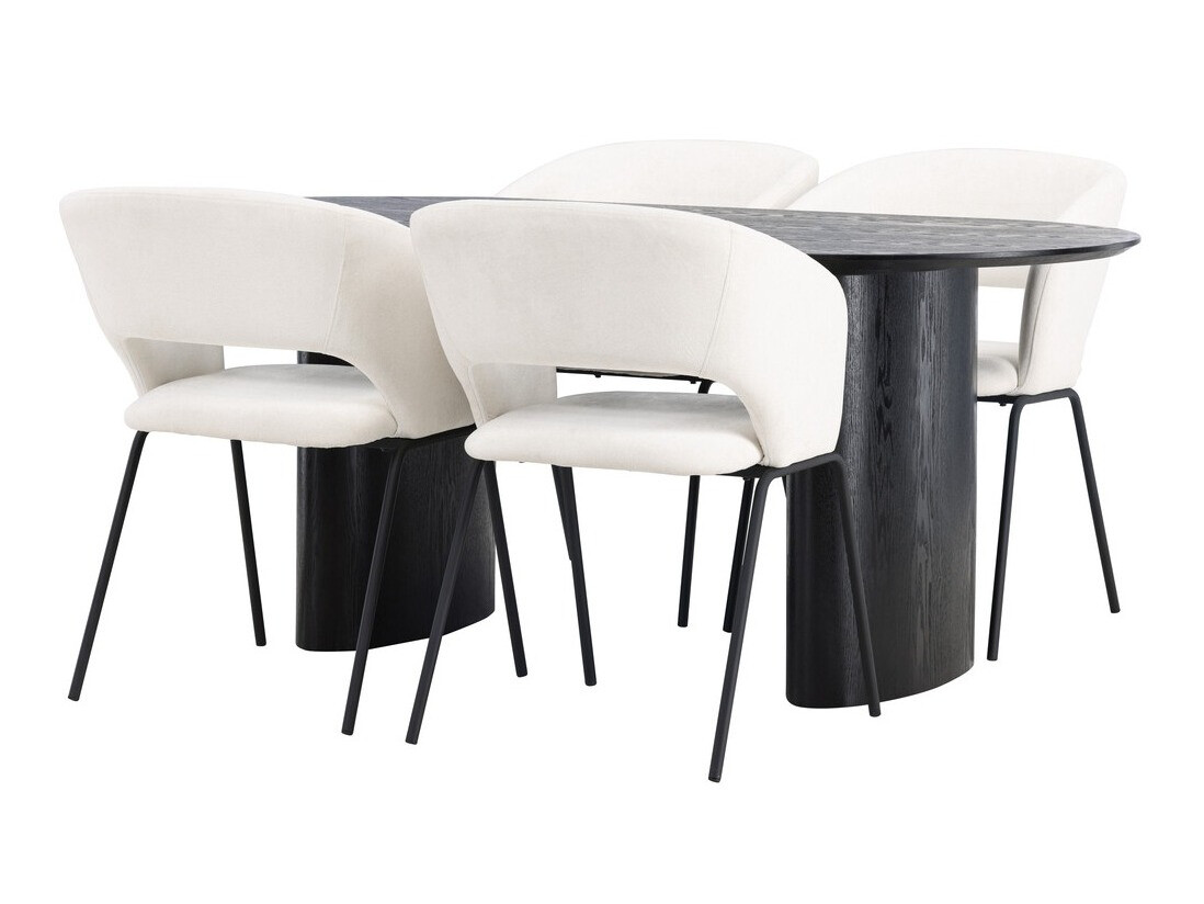 Обеденный гарнитур Dallas 3993 (Чёрный)