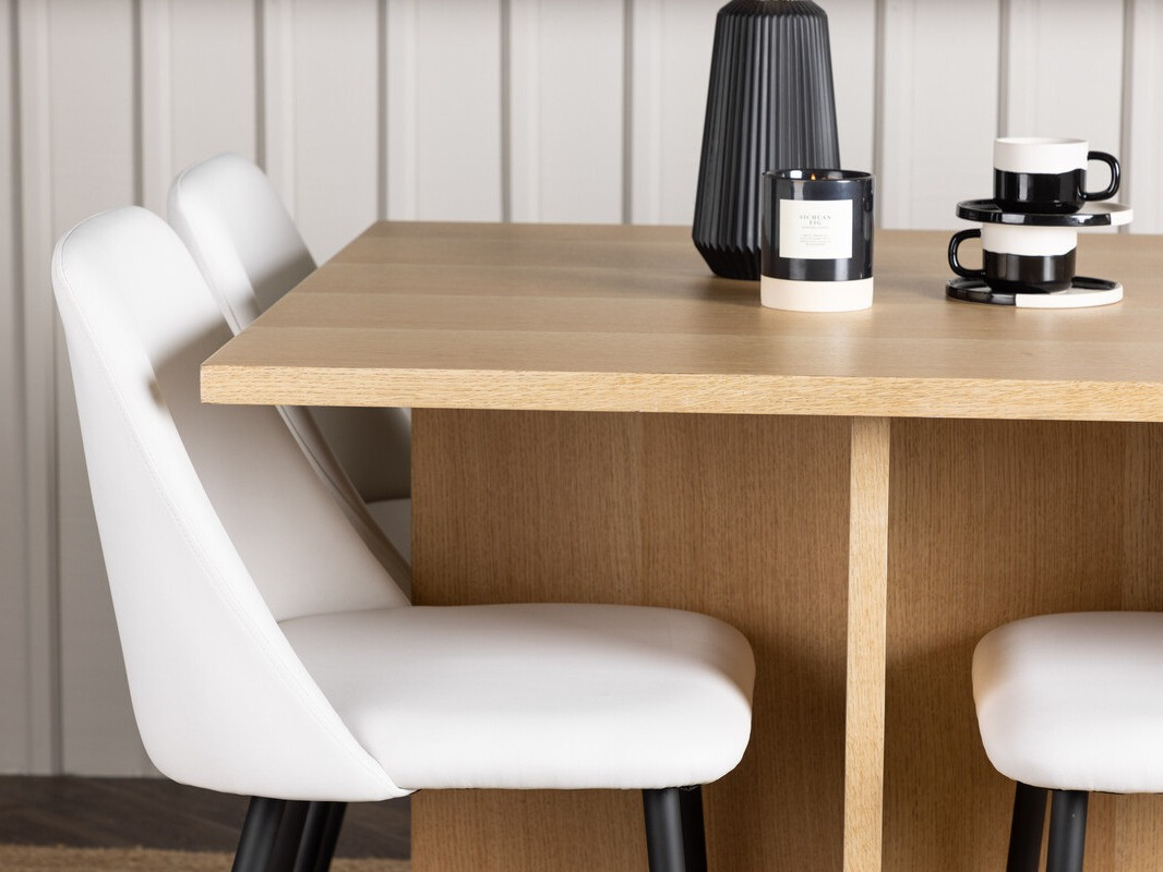 Ēdamistabas komplekts Dallas 4005 (Balts)