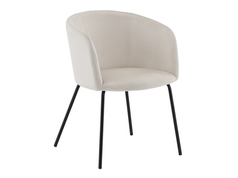 Ēdamistabas komplekts Dallas 4006 (Krēms + Melns)