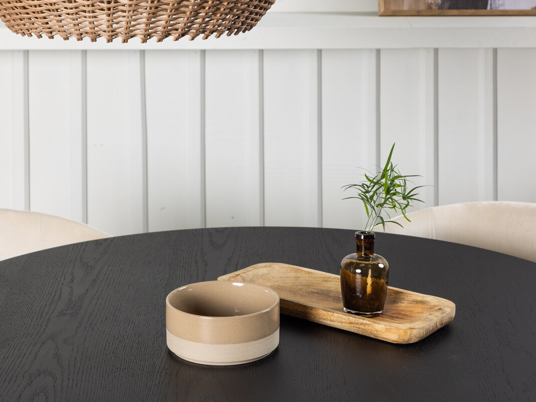 Ēdamistabas komplekts Dallas 4006 (Krēms + Melns)