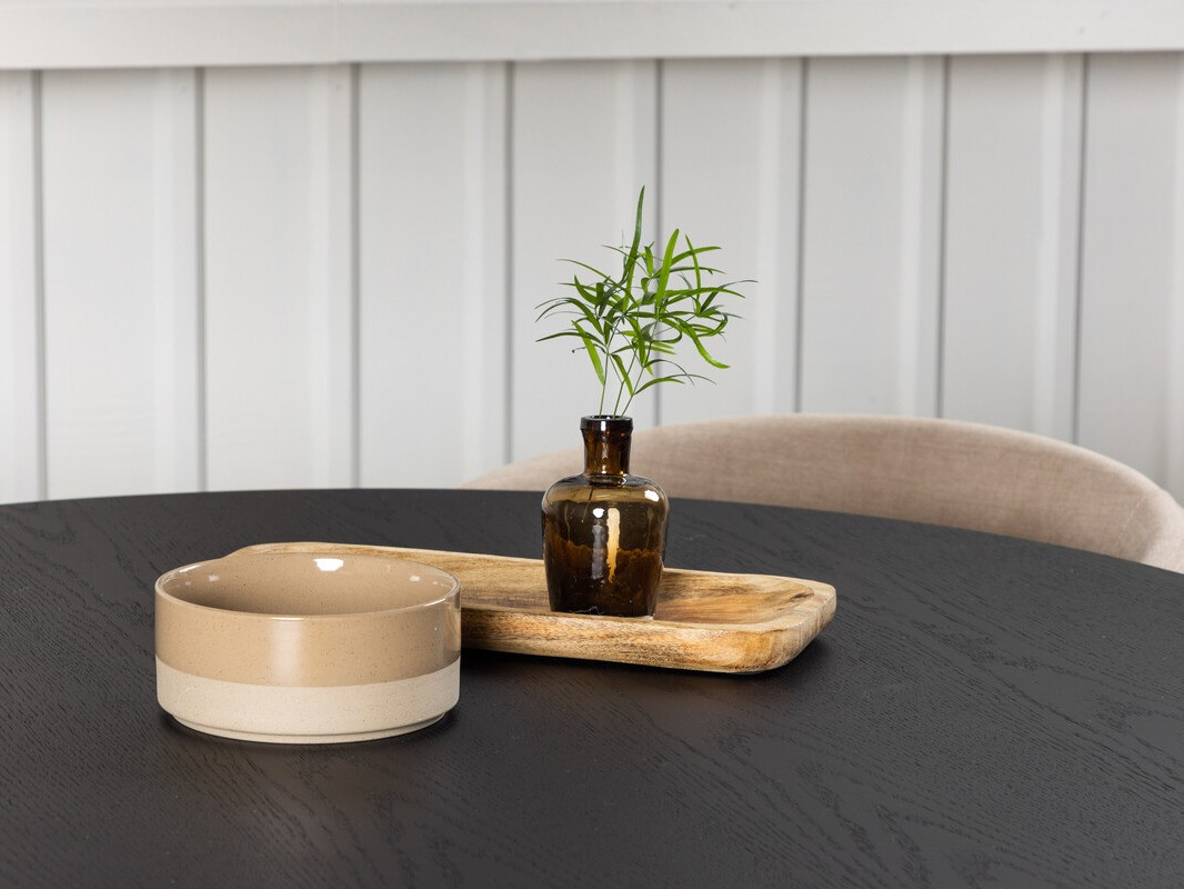 Обеденный гарнитур Dallas 4006 (Бежевый + Чёрный)